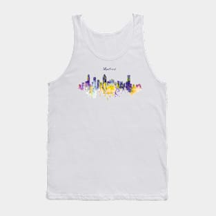 Montreal Watercolor Skyline Tank Top